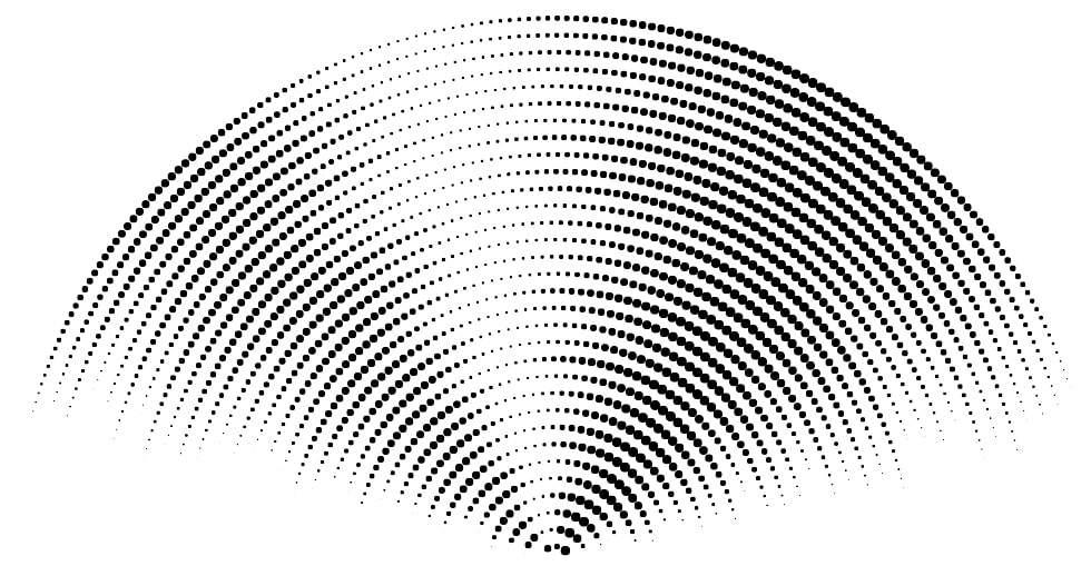 Ultraschallsensoren Wellen-Darstellung vereinfacht