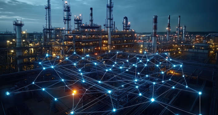Durchflussmessung in der Petrolindustrie durch Ultraschallwandler von SECO Sensor