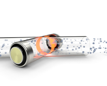 Ultrasonic transducer for flow sensors