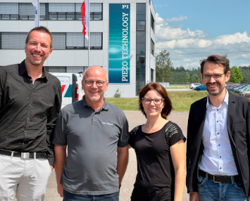 Piezokeramische Scheibe als Herzstück des Ultraschallwandlers