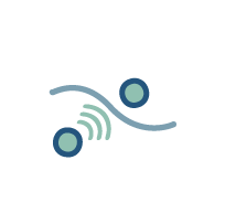 SECO Sensor Icon - Flow direction ultrasonic transducer