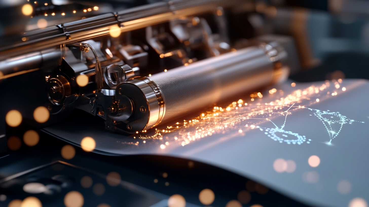 Transducer print technology: Web guiding without double sheets?