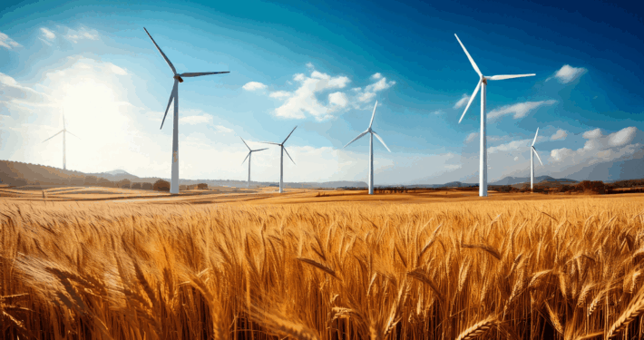 Wind measurement ultrasonic wind turbines